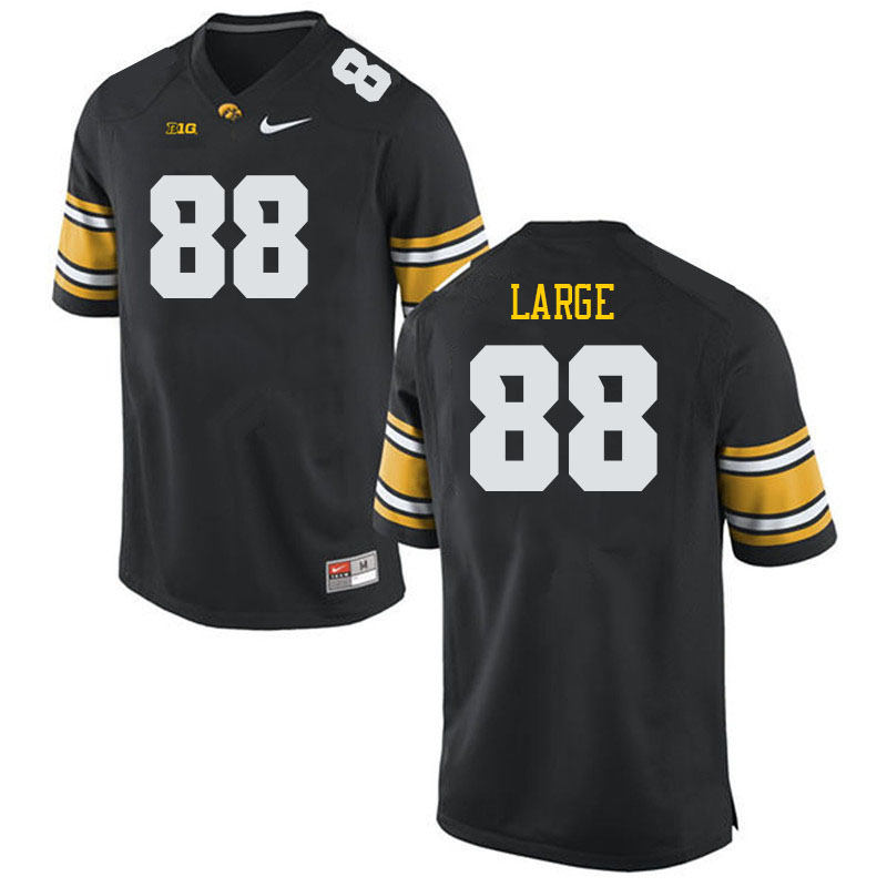 Men #88 Hayden Large Iowa Hawkeyes College Football Jerseys Stitched-Black - Click Image to Close